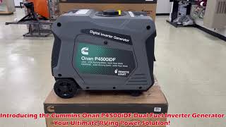 Cummins Onan P4500iDF Dual Fuel Inverter Generator