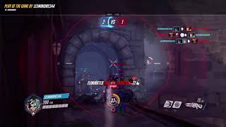 Widowmaker quadruple kill Overwatch potg