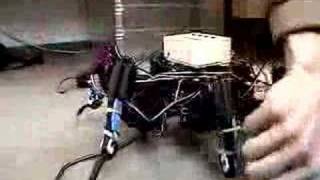 Hexapod Robot V4 Walking with Force Complience