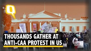 Anti-CAA-NRC Protesters in Washington DC Say Indian Embassy Tried to Thwart Rally | The Quint