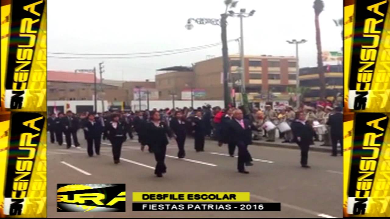 2/2 DESFILE ESCOLAR POR FIESTAS PATRIAS - CHINCHA 2016 !! - YouTube