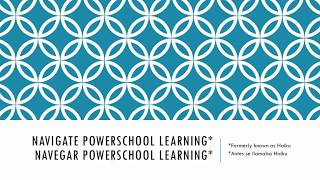 How to navigate PowerSchool Learning (for parents)