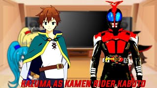 kazuma traido pelos seus amigo reagindo kazuma as kamen rider kabuto