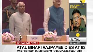 Former Pakistan chief Pervez Musharraf reaction to Atal Bihari Vajpayee's death