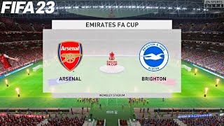 FIFA 23 | Arsenal vs Brighton - Emirates FA Cup - PS5 Gameplay