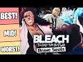 RANKING ALL 9TH ANNIVERSARY CHARACTERS! Bleach: Brave Souls!