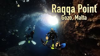 Underwater Adventure at Raqqa Point: A Stunning 360° Dive in Gozo, Malta