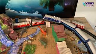 Train Videos || Centy Toy Train Rajdhani || Toy Train Videos || Indian Toy Train || Non Stop Train