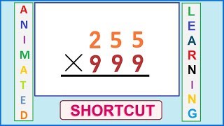 3 Digits multiplication | shortcut to multiply by 999  | vedic maths tricks for fast calculation