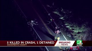 5 killed after hit-and-run crash, carjacking and pursuit in Sacramento County, officials say
