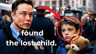 Elon Approaches The Lost Child; What He Does Next Shocks