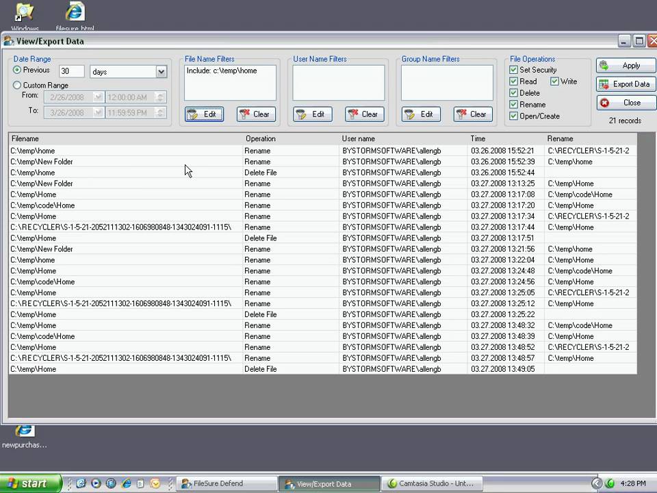 Find A Moved Or Deleted Folder With FileSure - YouTube