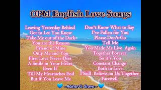 OPM English Love Song - The Best OPM Love Songs Collection ❤️❤️❤️