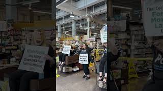 PETA Whole Foods Forced Monkey Labor Protest #shortsyoutube