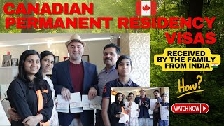 Canadian Residence Visas Received by our clients Mrs. Blessy and her Family who is from India!