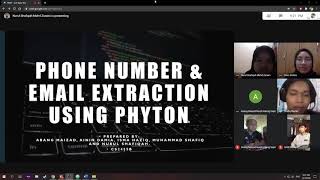 Phone number and email extraction using Python