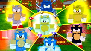 All Chaos Emerald Locations & Super Forms - Sonic Plasma RP (Sonic Roblox Fangame)