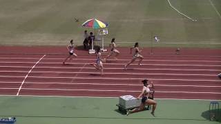 2018　東海学生夏季　女子200m　柴田