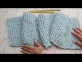 how to knit a scarf for beginners tutorial