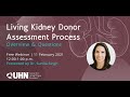 Living Kidney Donor Assessment Process