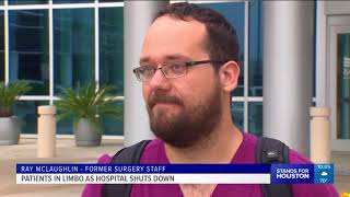 Patients in limbo as hospital shuts down