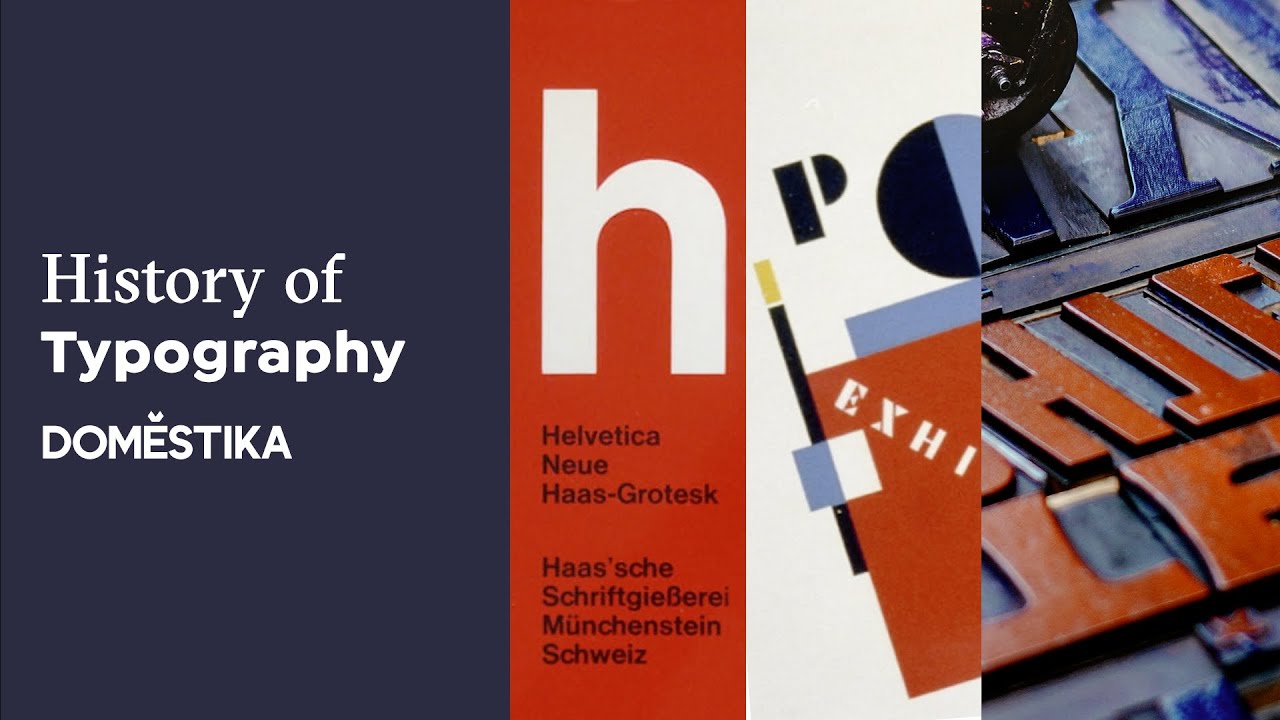 History Of Typography - Domestika - YouTube