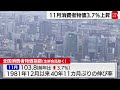 消費者物価 40年11ヵ月ぶりの伸び（2022年12月23日）