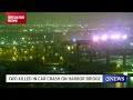 two dead after major accident on harbor bridge