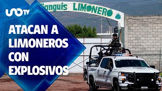 Atacan a limoneros con drones y explosivos, instalan cuartel del Ejército