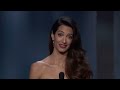 Amal Clooney Tribute to George  AFI 2018  TNT
