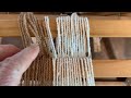 learn to weave 3 warping and threading the loom