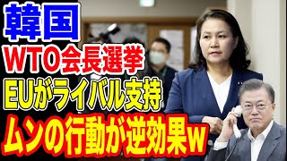 🇰🇷WTO会長選挙でEU２７カ国がライバルを支持！文在寅の行動が逆効果…【韓国ニュース：韓国の反応】