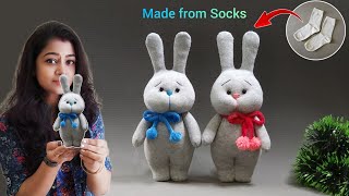 🐰 Wonderful Bunnies from socks🧦🐇 Rabbit craft - gift idea | Easter craft