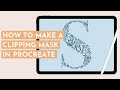 How to Make a Clipping Mask in Procreate #procreate #procreateart #drawingtutorial