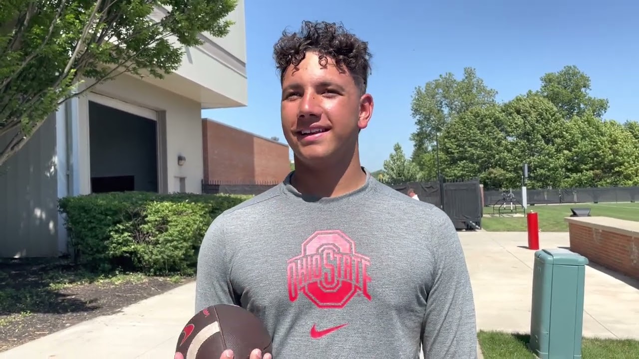 Dylan Raiola (Class Of 2024 Ohio State Quarterback) In Columbus On Love ...