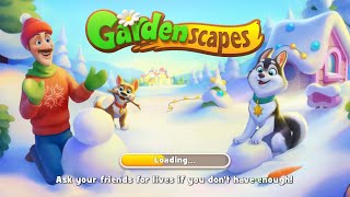 Gardenscapes Playrix - 3236 Hard Level | Hello winter