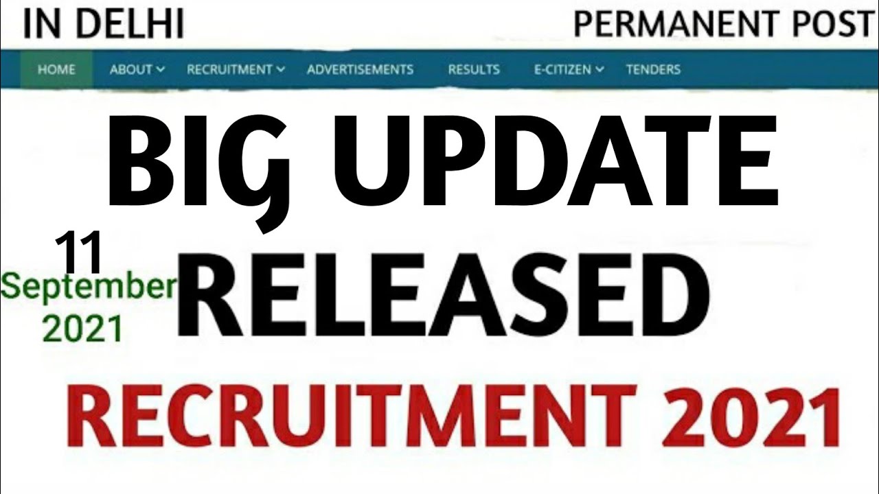 BIG UPDATE RECRUITMENT 2021, PERMANENT POST,JUNIOR ASSISTANT,SENIOR ...