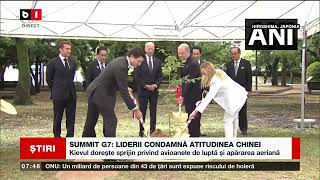 SUMMIT G7: LIDERII CONDAMNĂ ATITUDINEA CHINEI_Știri B1_21 mai 2023