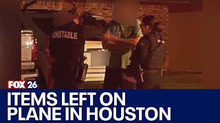 Houston man left electronics on Bush Airport plane, police are investigating