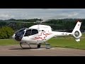 Eurocopter EC-120B Colibri 🚁  Start Up & Take-Off at Heliport Bern