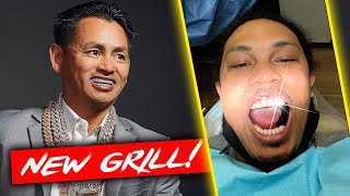 JOHNNY DANG DID MY GRILL IN HOUSTON TX & SHOPPING AT THE CLOSET