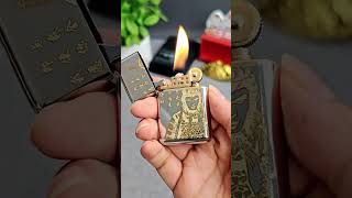 Handmade thin #Pure copper lighter with double marbles and high sealing inner tank #High-end kerose