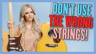 How To Choose The Right Guitar Strings (feat. @lindsayell)