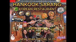 😋HANKOOK SARANG KOREAN RESTAURANT in THAMEL | Our First Experience,Walkaround \u0026 Small Review Vlog-19