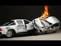 Crash Test of Toyota Yaris / Vitz VS Toyota Hilux - Car Crash Test