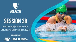 Session 3B | North Pool (Female) | BUCS Short Course Swimming Championships 2024