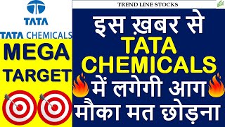 TATA CHEMICALS SHARE LATEST NEWS I TATA CHEMICALS SHARE PRICE TARGET I BEST CHEMICAL SECTOR STOCKS
