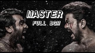 Master - Full BGM | Thalapathy Vijay, Vijay Sethupathy | Anirudh | Lokesh