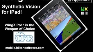 Wing X Pro 7 Synthetic Vision for iPad, from Hilton Software.