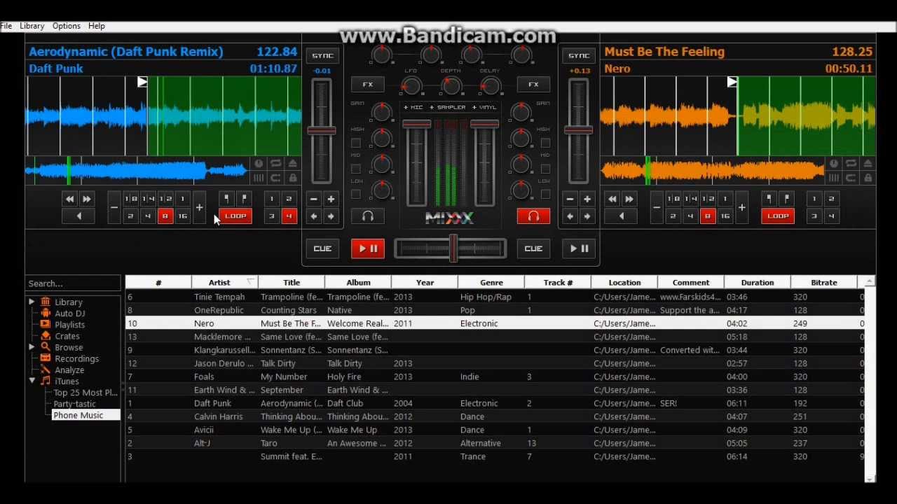 Mixxx Dj Software Demo Youtube